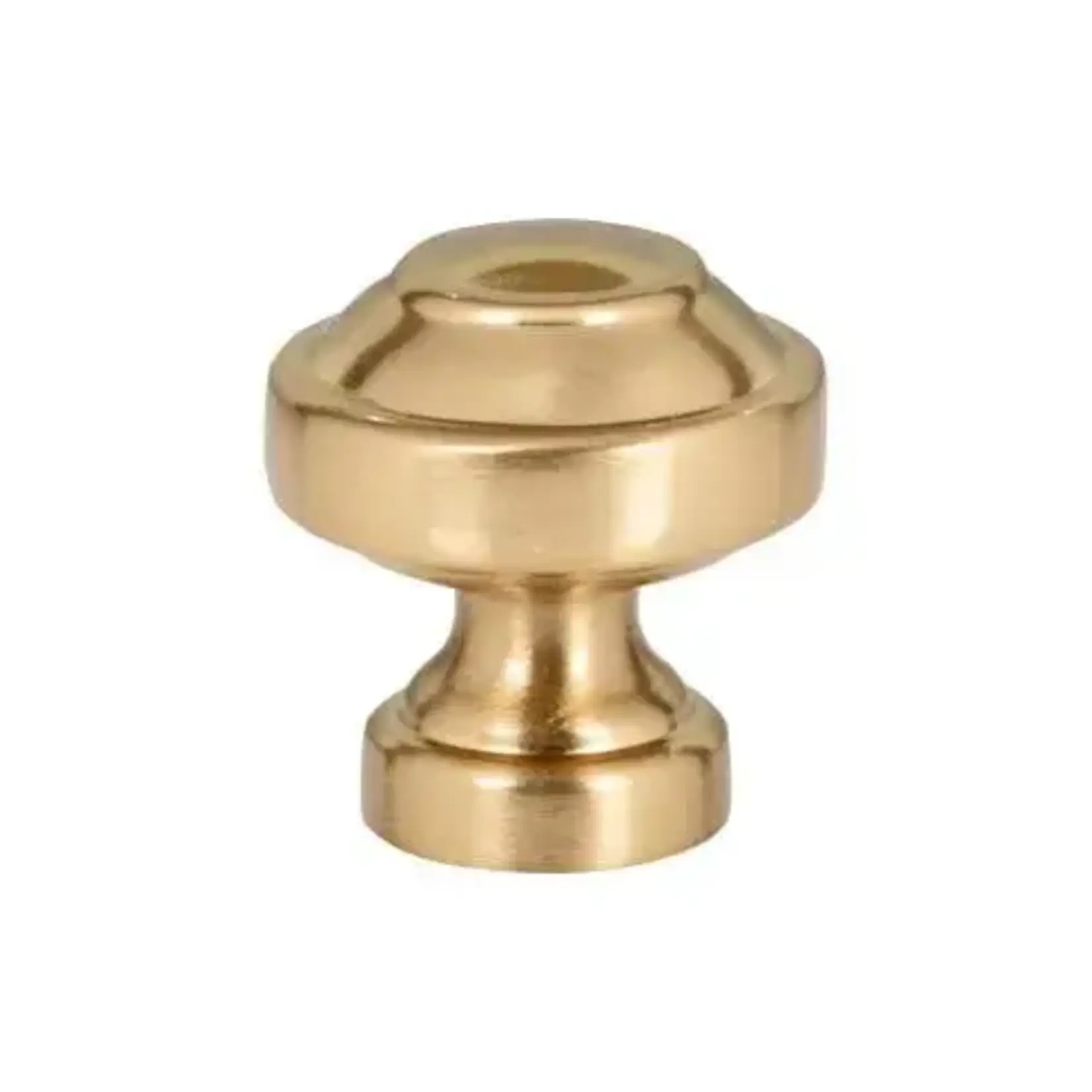 Malin Knob Warm Brass 1 1/8 Inch