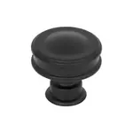 Oskar Knob Matte Black 1 1/4 Inch