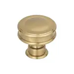 Oskar Knob Warm Brass 1 1/4 Inch