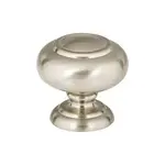 Victoria Knob Brushed Satin Nickel 1 1/4 Inch