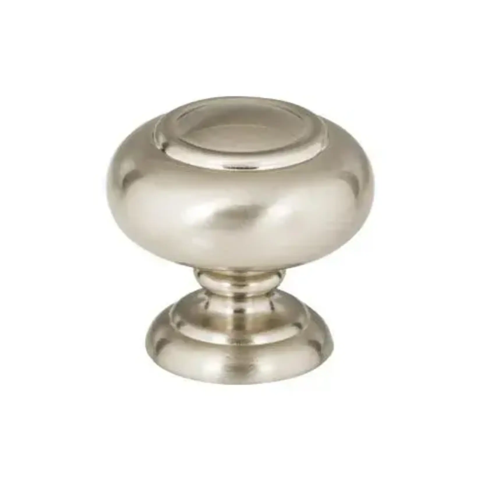 Victoria Knob Brushed Satin Nickel 1 1/4 Inch