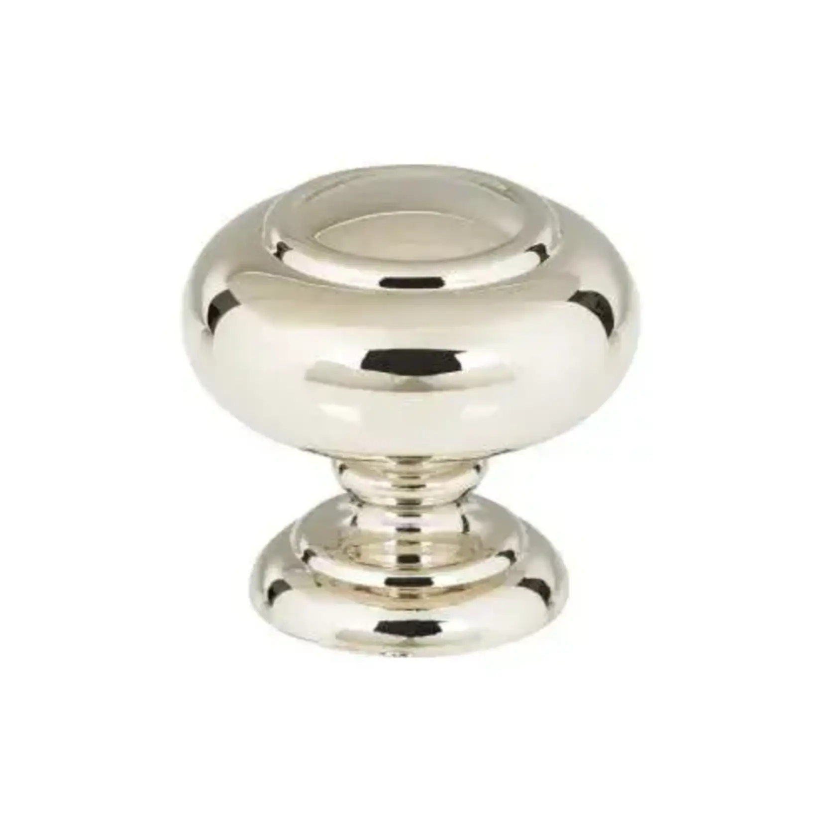 Victoria Knob Polished Nickel 1 1/4 Inch