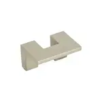 U Turn Knob Brushed Nickel 1 1/4 Inch