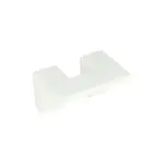 U Turn Knob High White Gloss 1 1/4 Inch