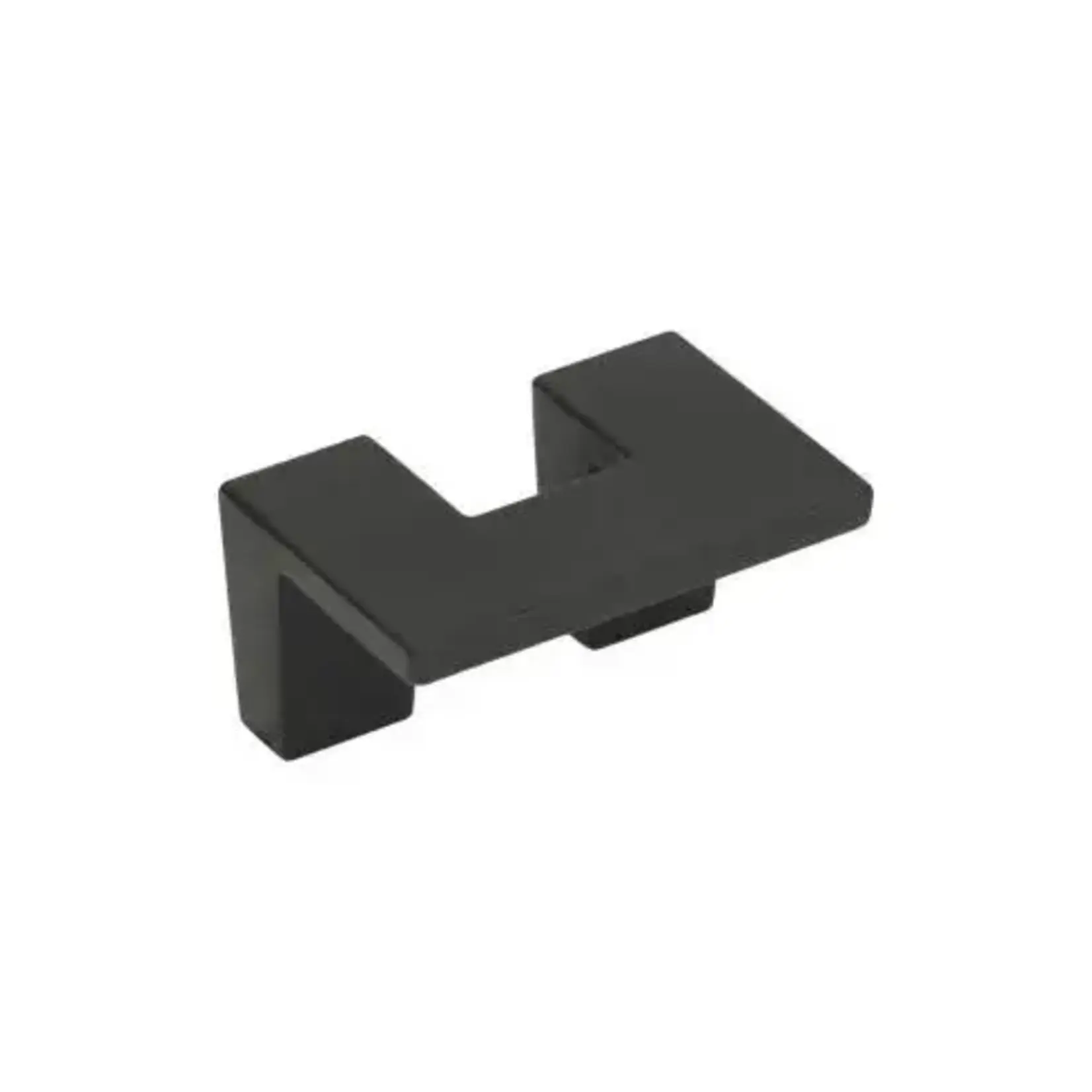 U Turn Knob Matte Black 1 1/4 Inch