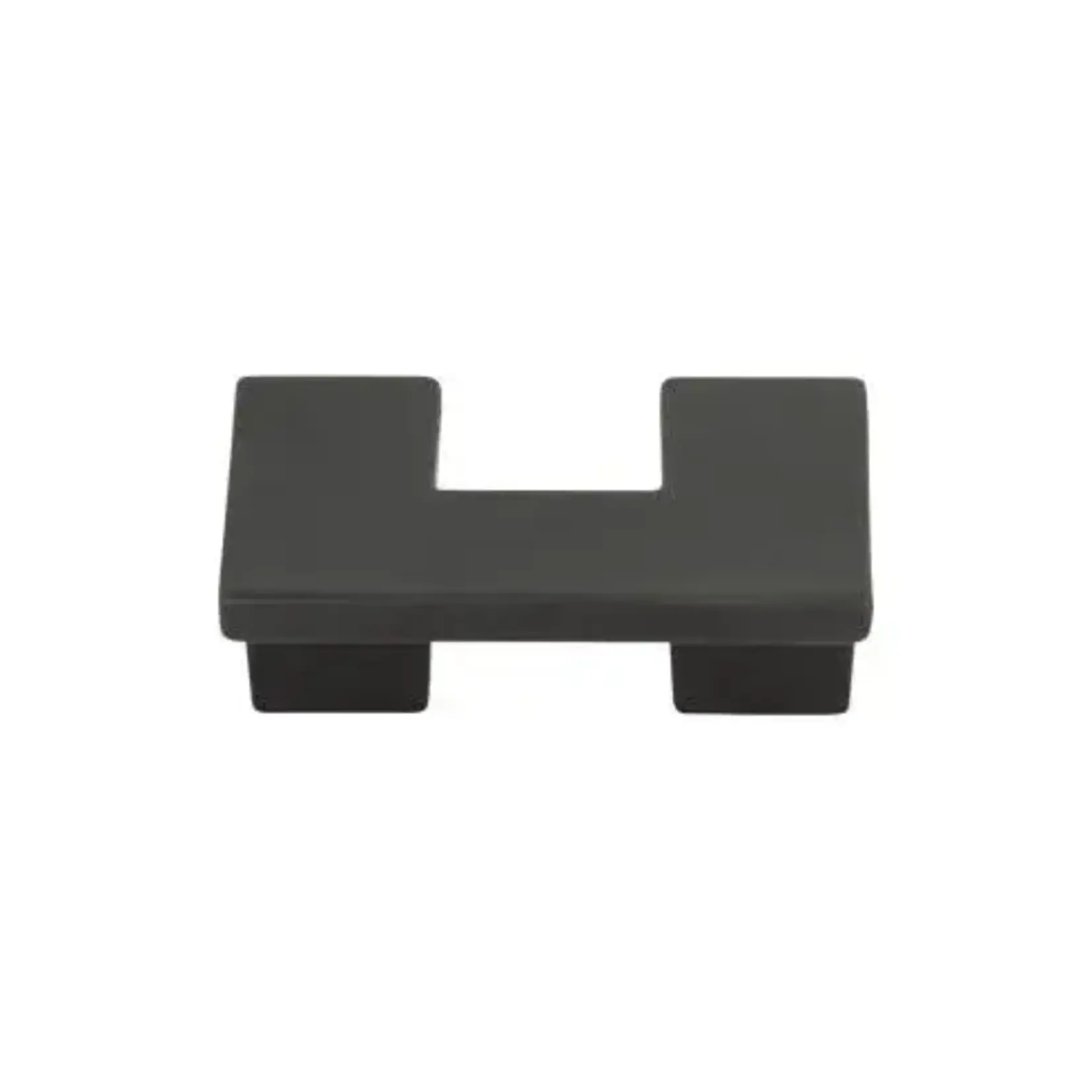 U Turn Knob Modern Bronze 1 1/4 Inch