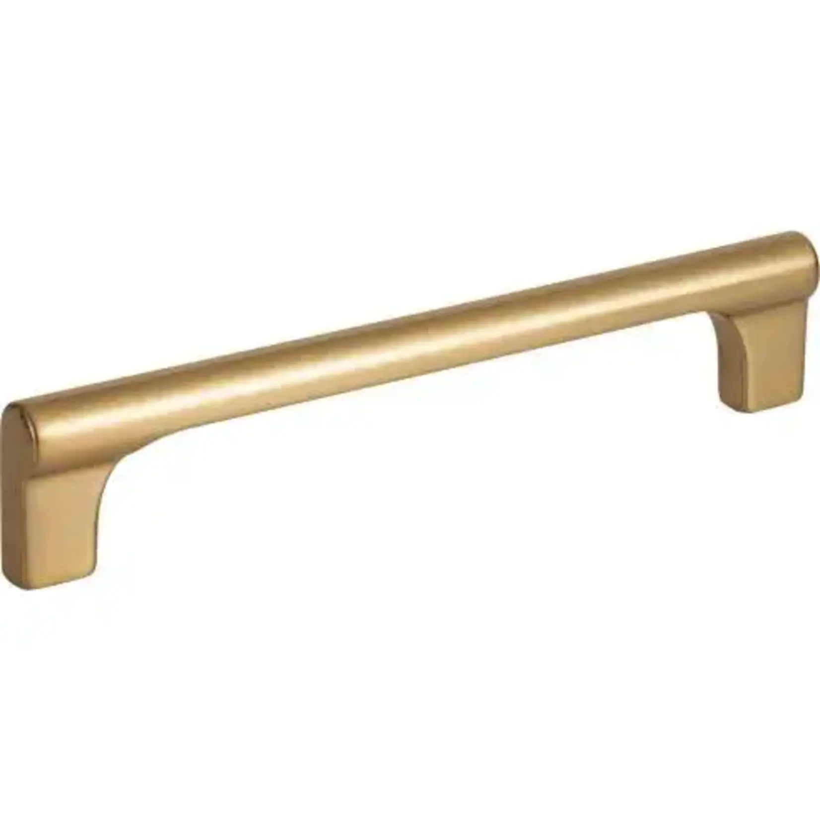 Whittier Pull Warm Brass 128mm