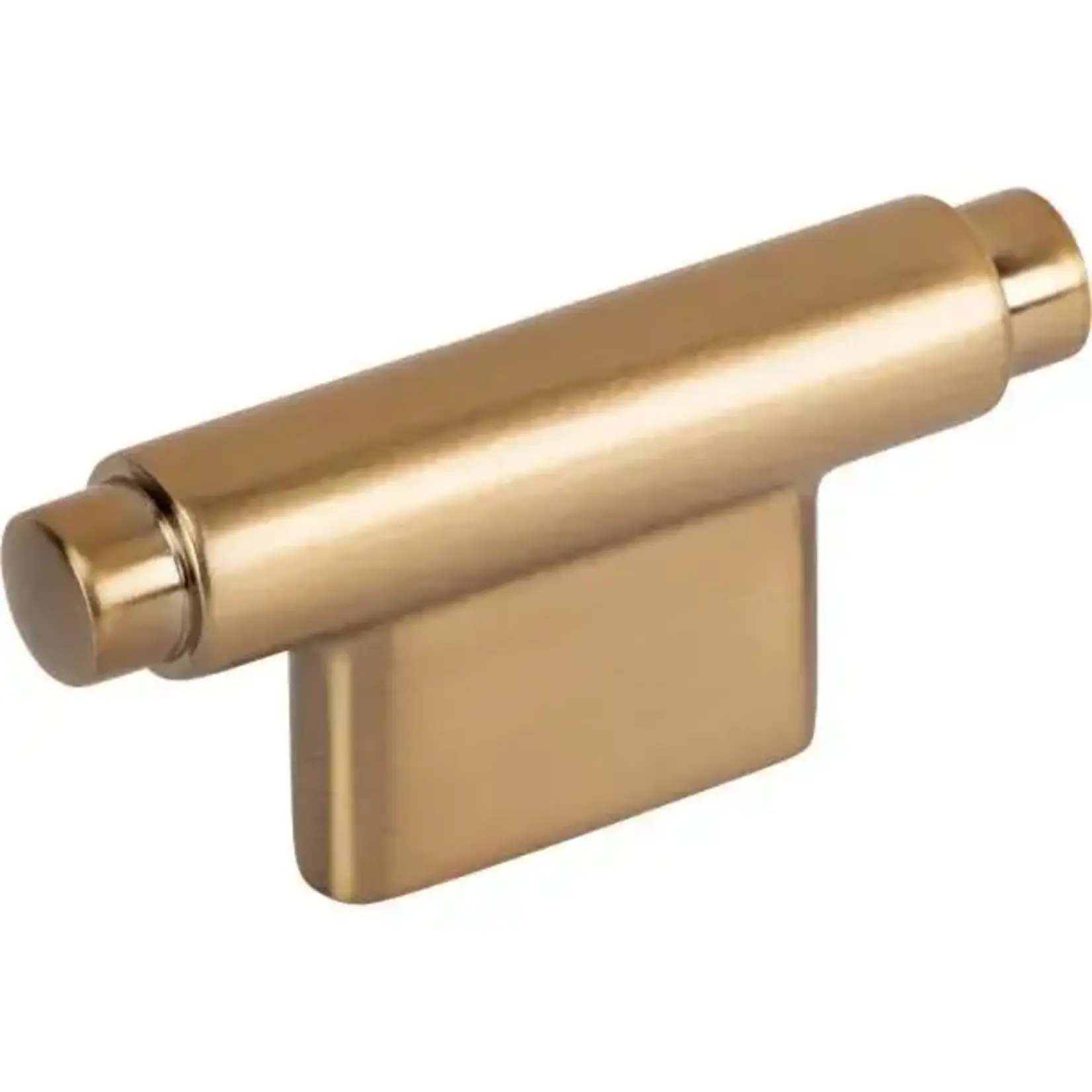 Kayden T-Knob Warm Brass 2 1/2 Inch