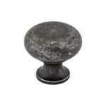 Top Knobs Flat Faced Knob Black Iron 32mm