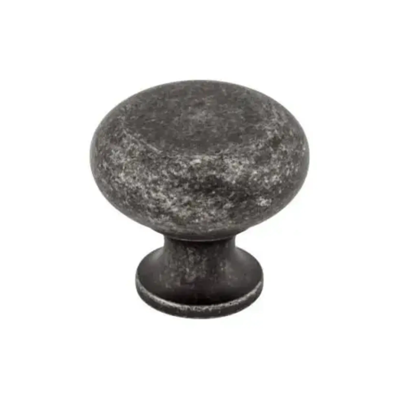 Top Knobs Flat Faced Knob Black Iron 32mm