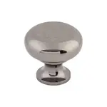 Top Knobs Flat Faced Knob Black Nickel 32mm
