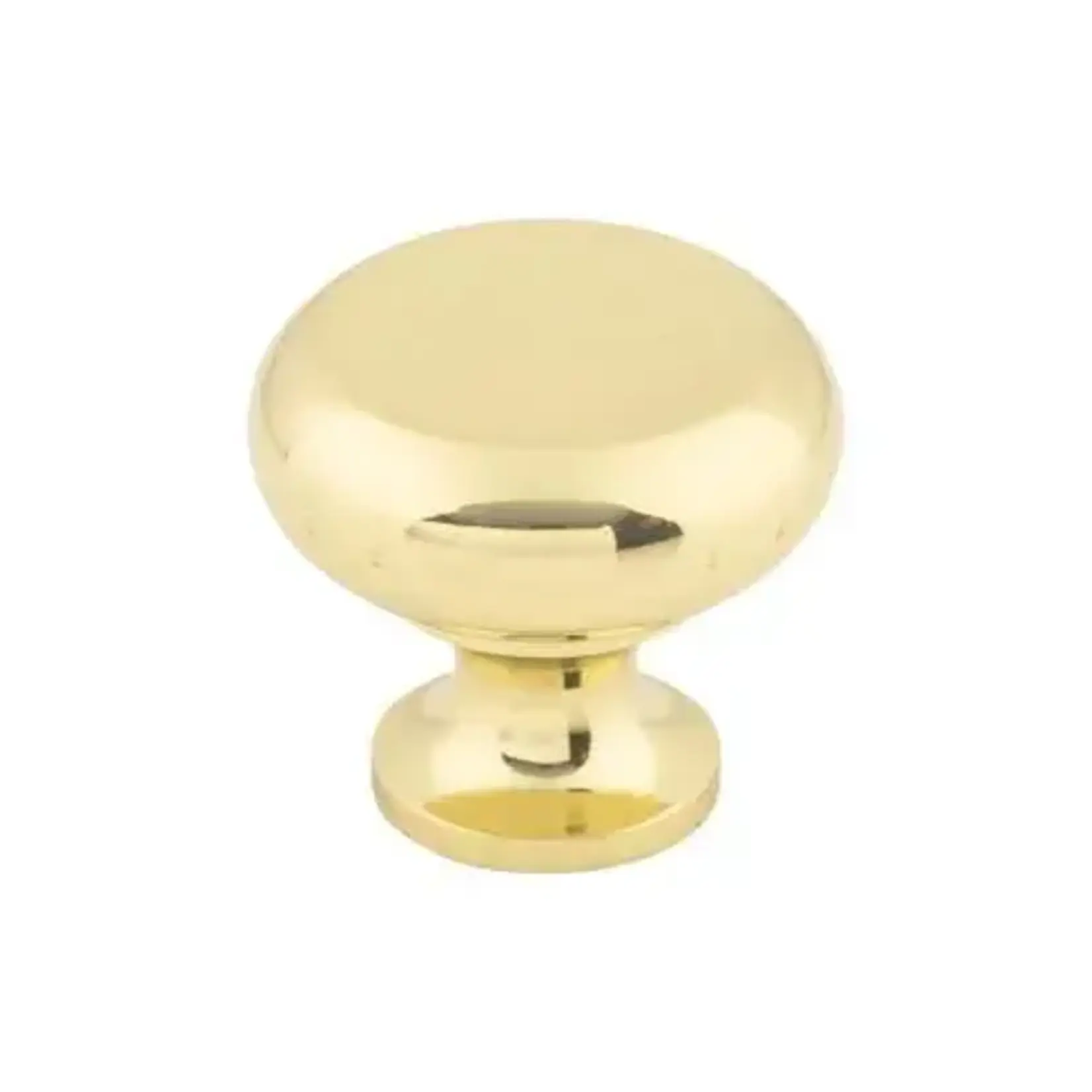 Top Knobs Flat Faced Knob Polished Brass 32mm
