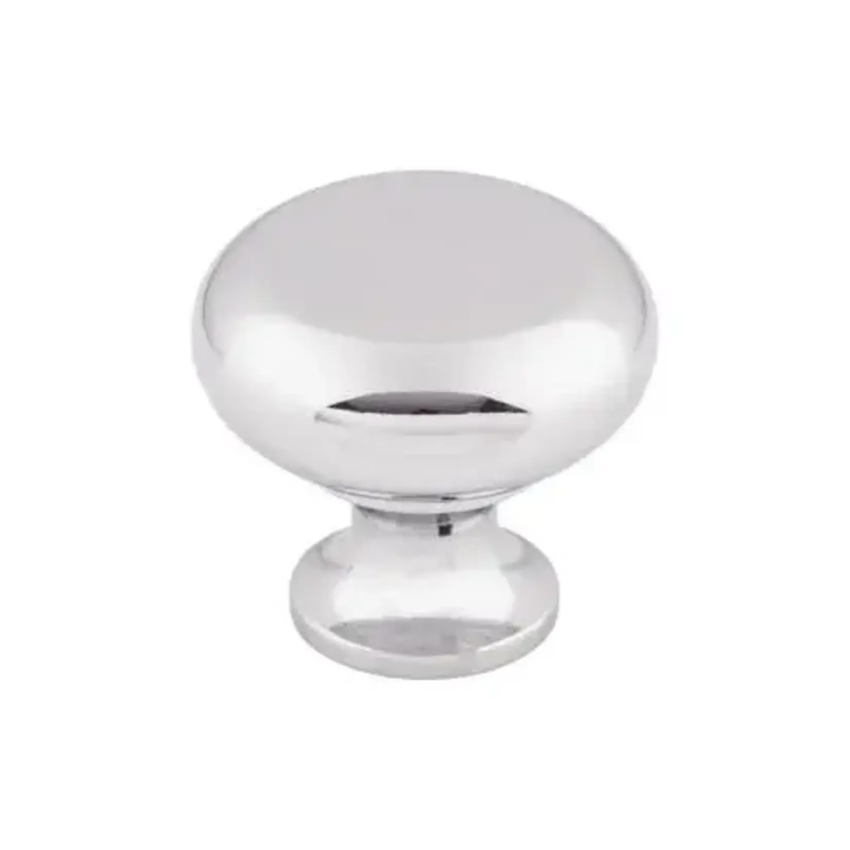 Top Knobs Flat Faced Knob Polished Chrome 32mm