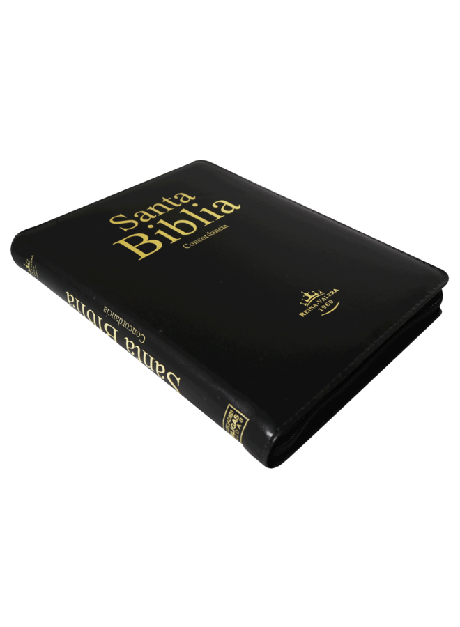 SANTA BIBLIA RVR60 LETRA GIGANTE CIERRE INDICES NEGRA