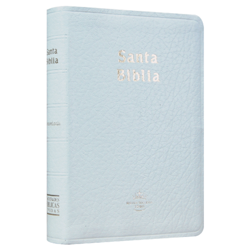 SOCIEDAD BIBLICA BIBLIA MANUAL RVR60 BLANCA CANTO DORADO EDICION BODA