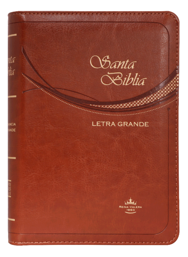 SANTA BIBLIA REINA VALERA 1960 ZIPER LG MARRON