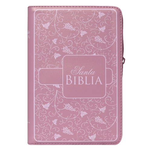 SOCIEDAD BIBLICA BIBLIA RVR60 ROSA CON CIERRE