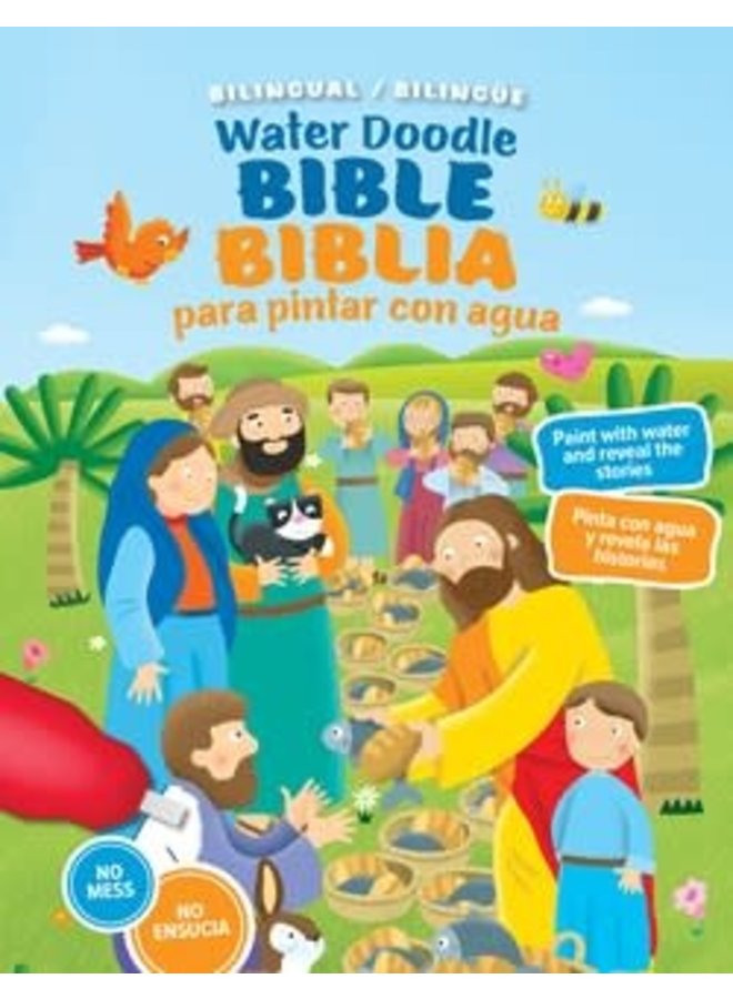 Water Doodle Bible / Biblia para pintar con agua (bilingual / bilingüe)