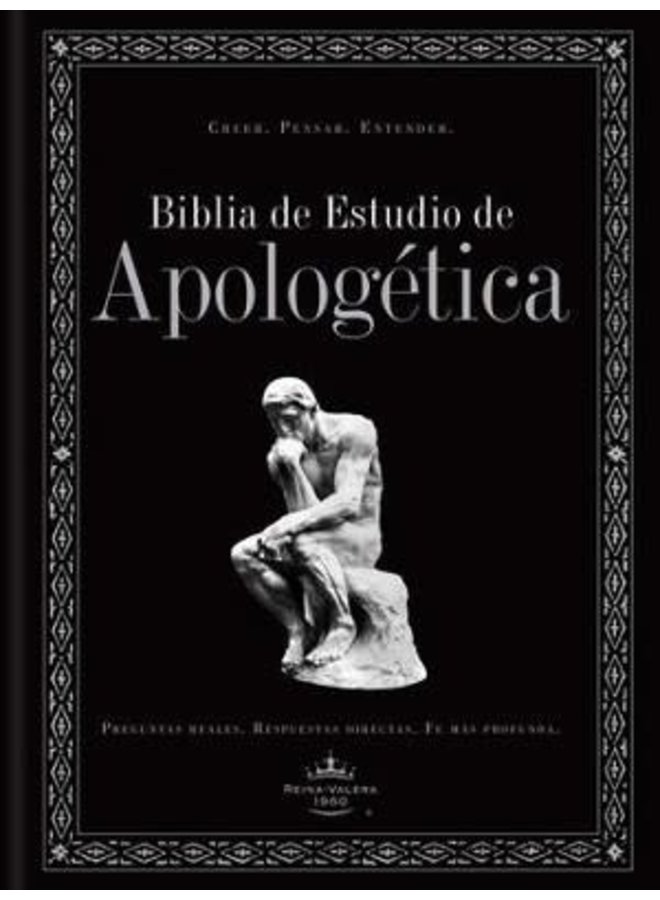 BIBLIA DE ESTUDIO APOLOGETICA RVR60 TAPA DURA NEGRO