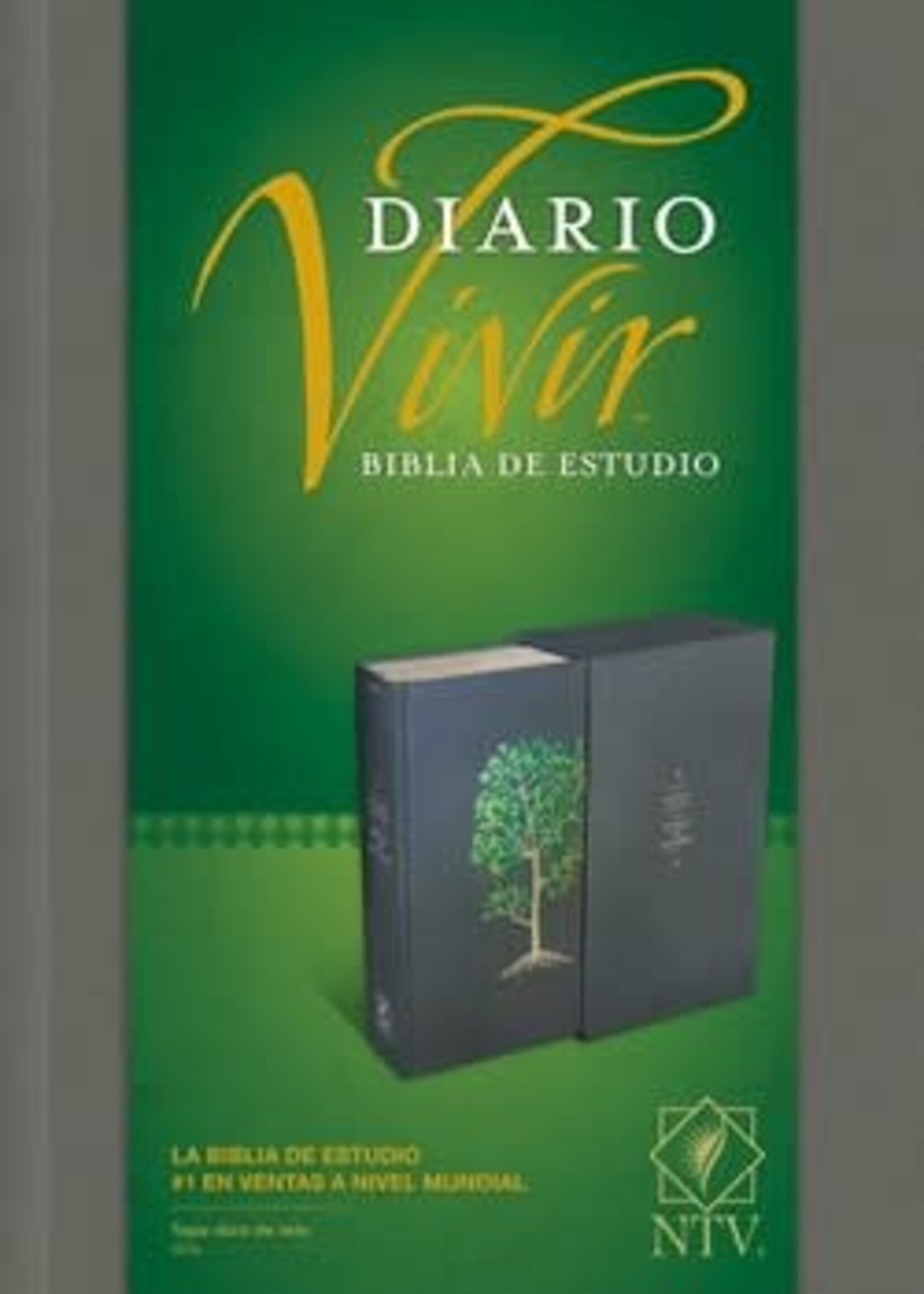 TYNDALE ESPANOL BIBLIA DE ESTUDIO DEL DIARIO VIVIR NTV PASTA DURA ARBOL VERDE
