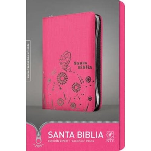 TYNDALE ESPANOL SANTA BIBLIA NTV EDICION ZIPER ROSA