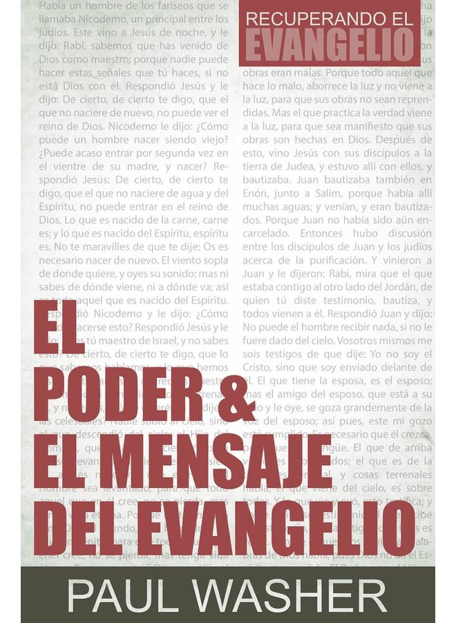 EL PODER & EL MENSAJE DEL EVANGELIO