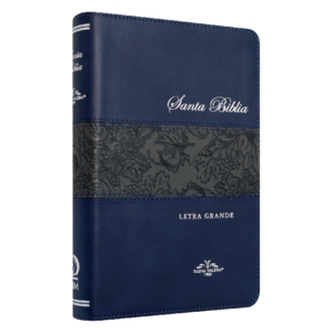 SOCIEDAD BIBLICA SANTA BIBLIA RVR09 LETRA GRANDE AZUL