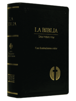 SOCIEDAD BIBLICA SANTA BIBLIA DIOS HABLA HOY CON ILUSTRACIONES VINIL NEGRO