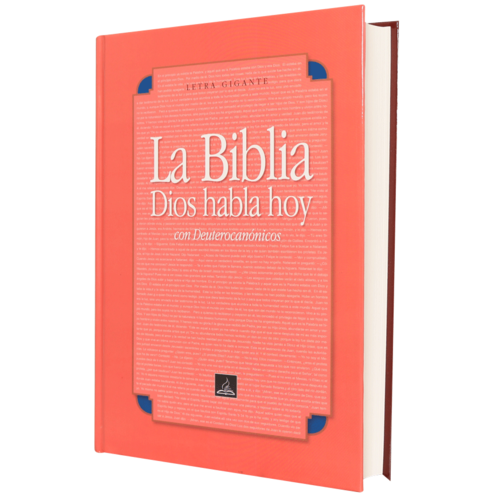 SOCIEDAD BIBLICA LA BIBLIA DIOS HABLA HOY LETRA GIGANTE NARANJA