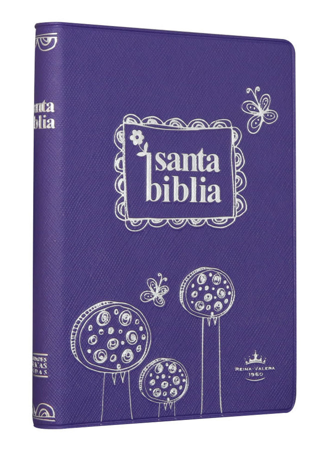 SANTA BIBLIA RVR60 LILA MANUAL ECONOMICA