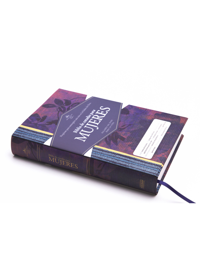 BIBLIA DE ESTUDIO PARA MUJERES RVR60 T MORADO