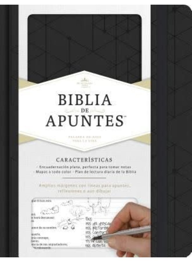 BIBLIA DE APUNTES RVR60 IP NEGRO