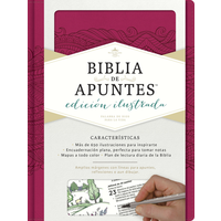 BIBLIA DE APUNTES ILUSTRADA RVR60 T BLANCO E IP ROSA
