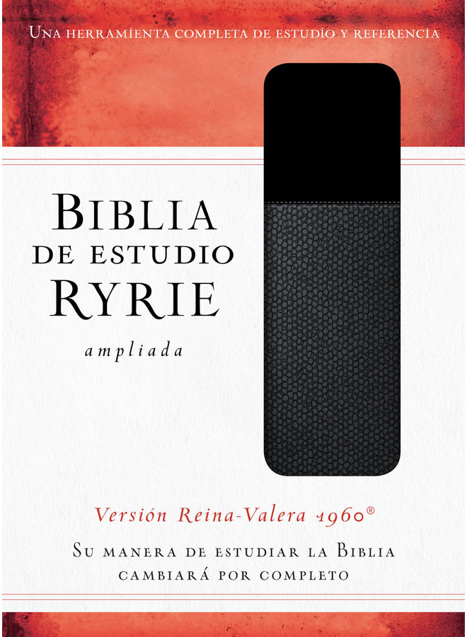 BIBLIA DE ESTUDIO RYRIE AMPLIADA: DUO-TONO NEGRO
