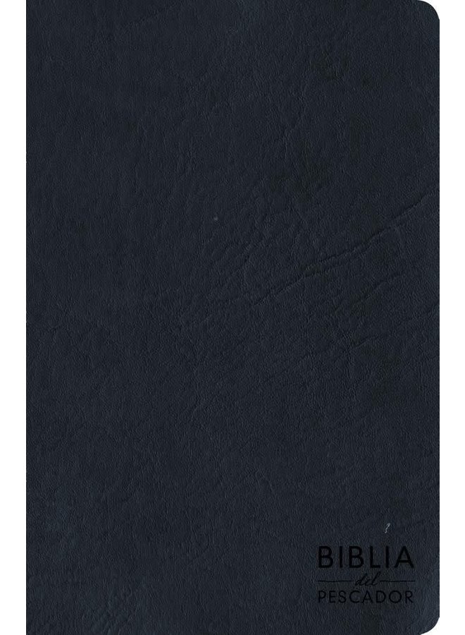 RVR 1960 Biblia del Pescador letra grande, azul símil piel