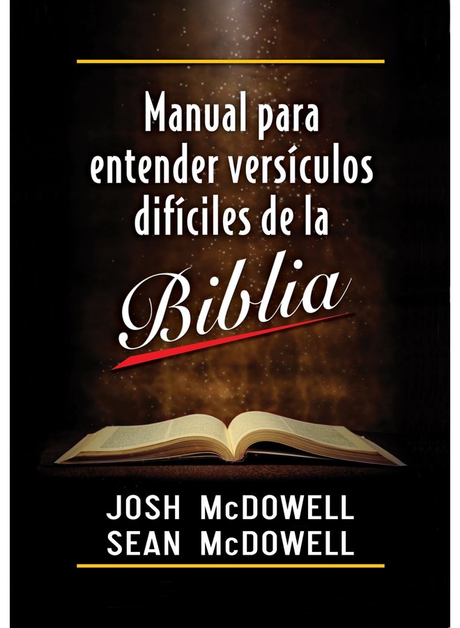 MANUAL PARA ENTENDER VERSICULOS DIFICILES DE LA BIBLIA