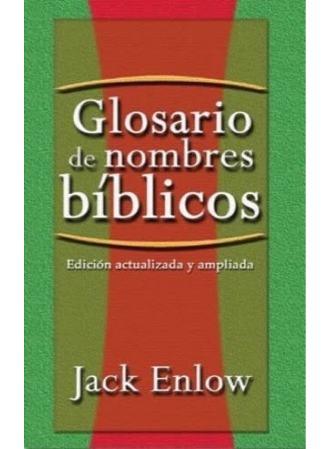 GLOSARIO DE NOMBRES BIBLICOS