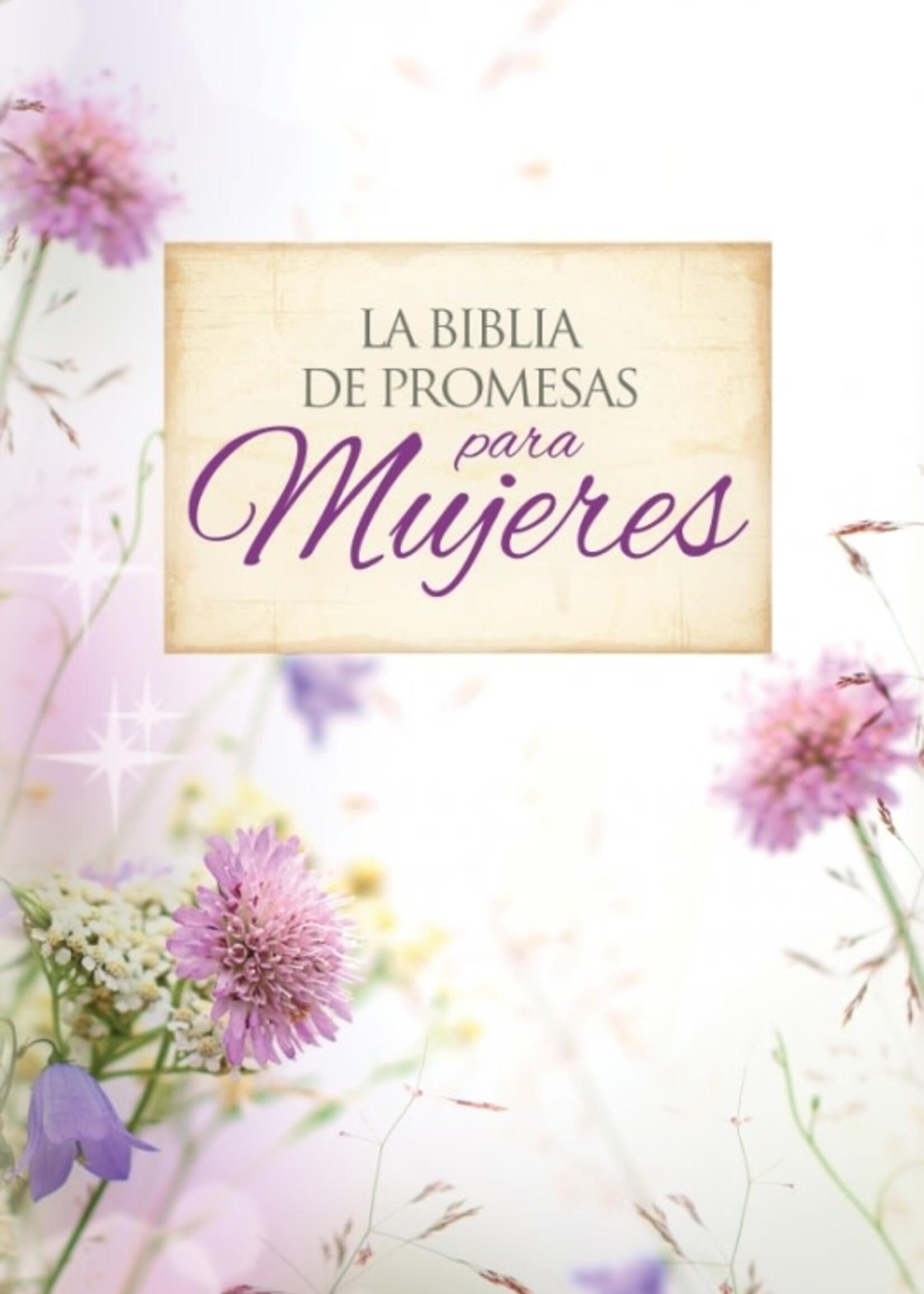 UNILIT BIBLIA DE PROMESAS / LETRA GRANDE / PIEL ESPECIAL FLORAL / CIERRE