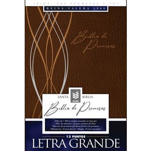 UNILIT BIBLIA DE PROMESAS / LETRA GRANDE / CAFÉ MODERNO