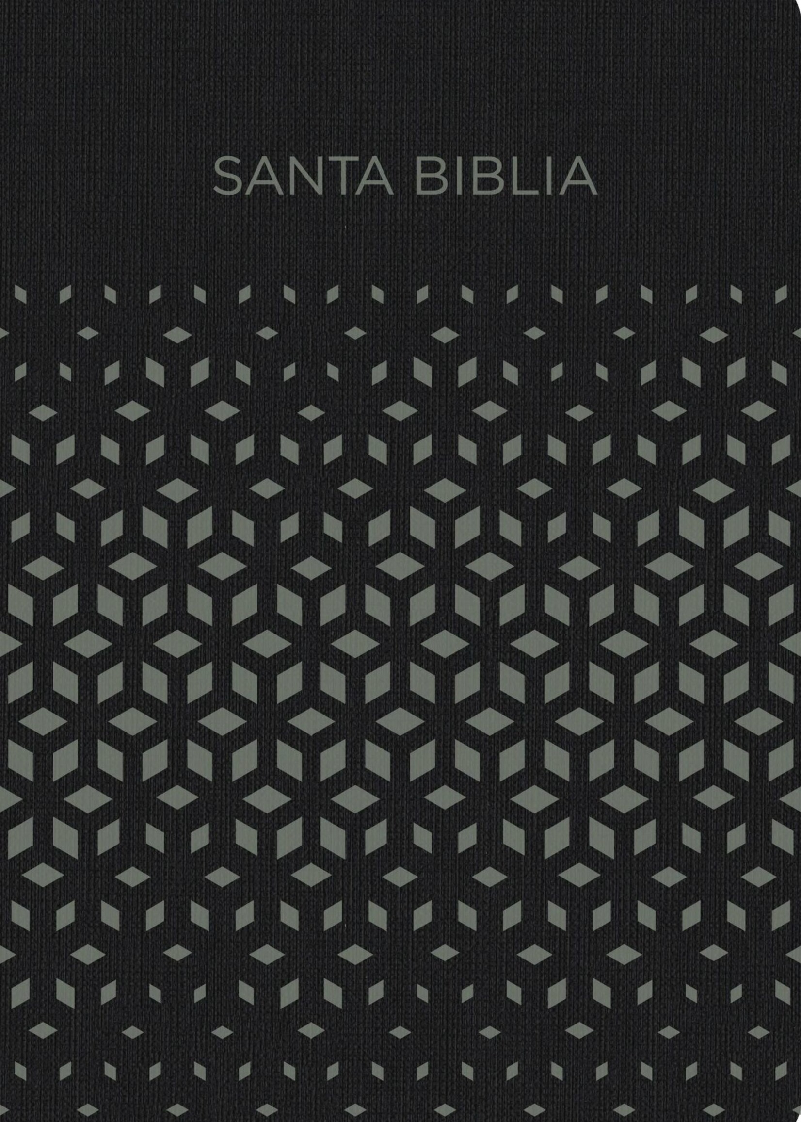 HOLMAN EN ESPANOL NVI Biblia para Regalos y Premios, negro/plata símil piel