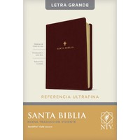 Santa Biblia NTV, Café Oscuro, Edición de referencia ultrafina, letra grande, indicadores
