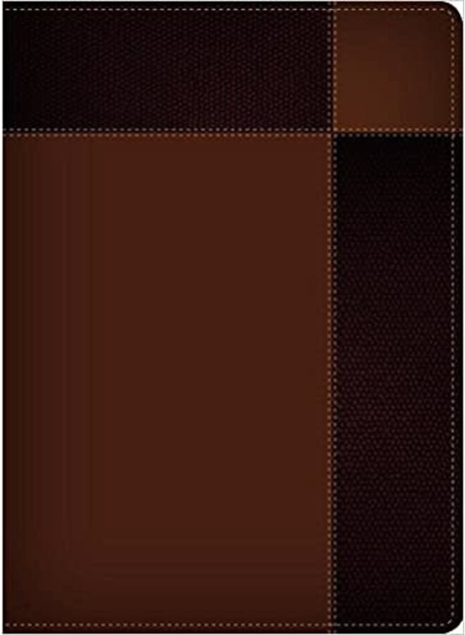 Biblia de estudio Ryrie ampliada: Duo-tono marrón