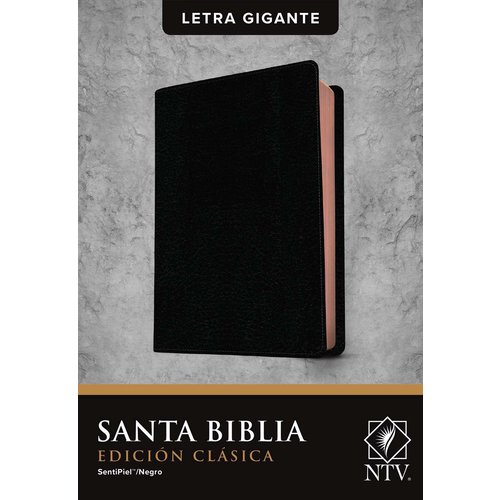 TYNDALE ESPANOL Santa Biblia NTV, Negra, Edición clásica, letra gigante