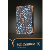 Santa Biblia NTV, Hojas, Cierre, Edición compacta, Cloth, Dark Blue