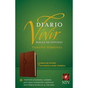TYNDALE ESPANOL Biblia de Estudio del Diario vivir NTV, Cafe,  tamaño personal