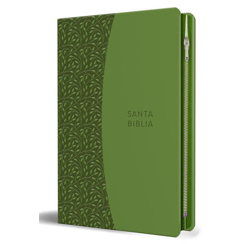 ORIGEN Biblia Reina Valera 1960 Tamaño grande, letra grande piel verde con cremallera ORIGEN Biblia Reina Valera 1960 Tamaño grande, letra grande piel verde con cremallera