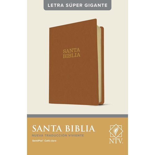TYNDALE ESPANOL Santa Biblia NTV, Letra Súper Gigante, Café TYNDALE ESPANOL Santa Biblia NTV, Letra Súper Gigante, Café