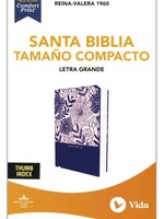 EDITORIAL VIDA SANTA BIBLIA HARPER LETRA GRANDE  INDICES TELA AZUL