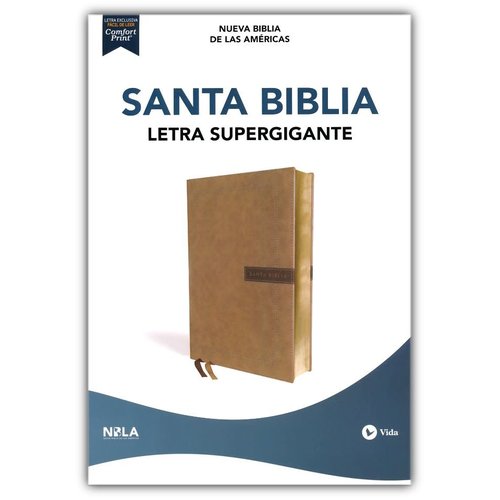 EDITORIAL VIDA SANTA BIBLIA NBLA LETRA SUPERGIGANTE COLOR BEIGE EDITORIAL VIDA SANTA BIBLIA NBLA LETRA SUPERGIGANTE COLOR BEIGE