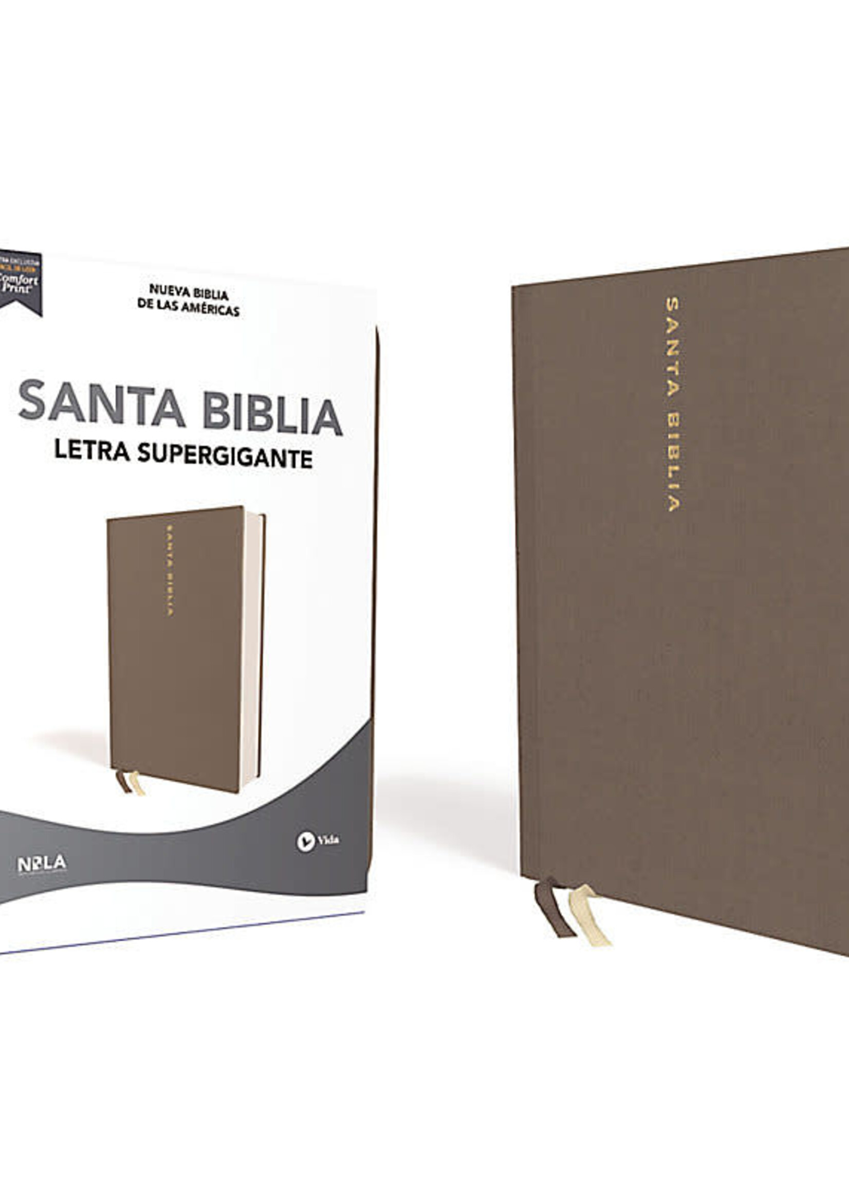 EDITORIAL VIDA BIBLIA NBLA LETRA SUPERGIGANTE TELA GRIS